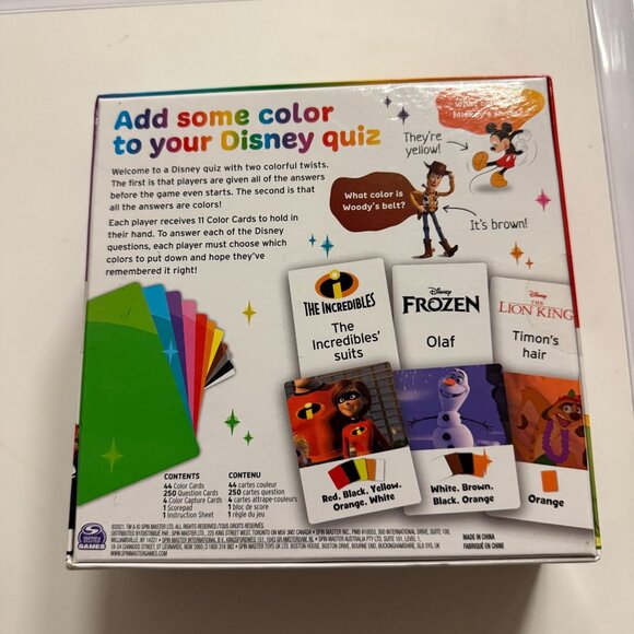 Disney Color Brain Disney Board Game - Picture 6 of 11